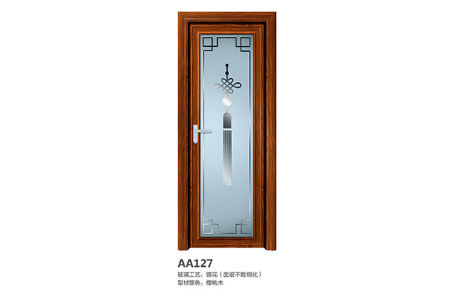 伯爵平开门AA127樱桃木