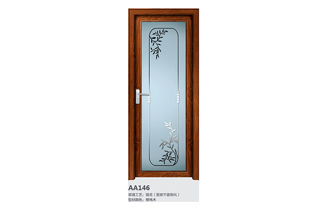 雄丰平开门AA146樱桃木